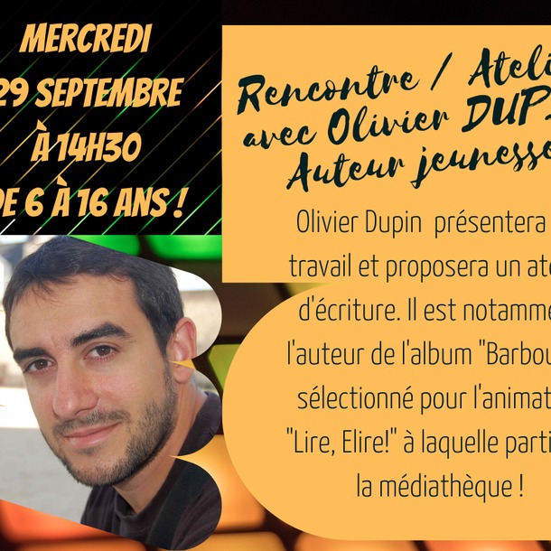 Rencontre Atelier avec Olivier Dupin